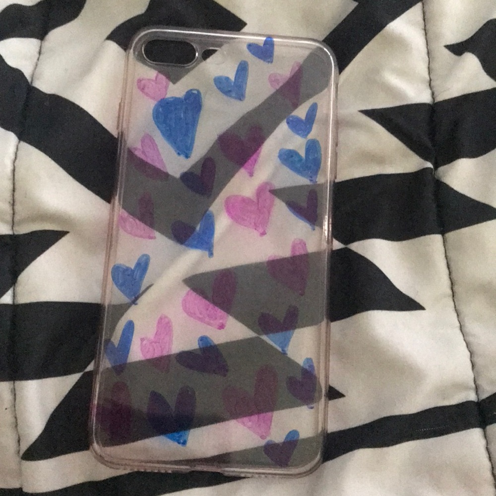 Homemade IPhone 7+ Heart Phone Case